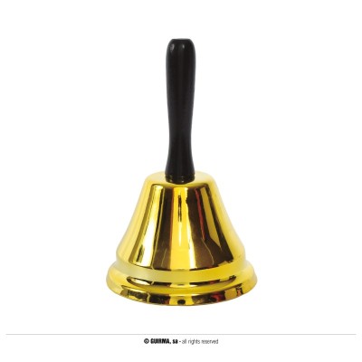 CAMPANA NOEL METALICA 15 CMS.