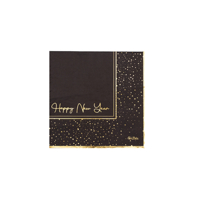 SERVILLETAS HAPPY NEW YEAR 33 CM 16 UND