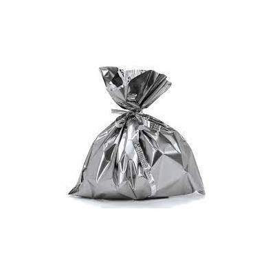 BOLSA PLATA METAL ENVOLVER REGALO 40 X 55