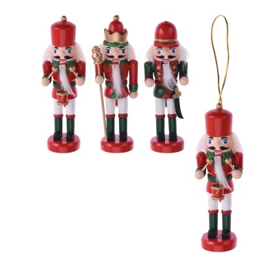 CAJA 6 UND FIGURA CASCANUECES MADERA 11 CM
