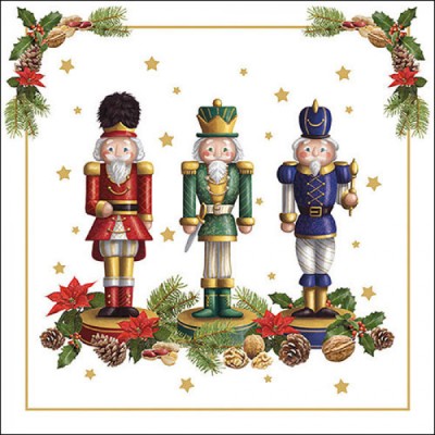 SERVILLETAS CASCANUECES 33 CM 20 UND