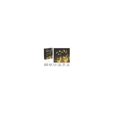 TIRA LUCES 20 LED SILVER 1 MTR