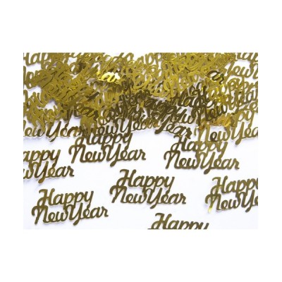 CONFETTI HAPPY NEW YEAR, GOLD 3 GR