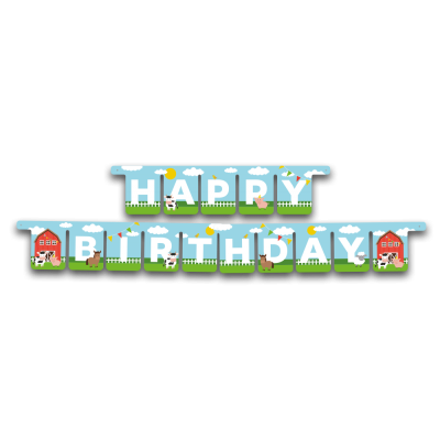 GUIRNALDA ANIMALES GRANJA 3 MTRS HBD