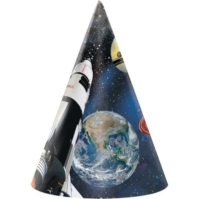 GORRO CONO CARTON ESPACIO 8 UND