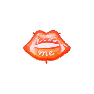 GLOBO FOIL LABIOS KISS ME 74 CM