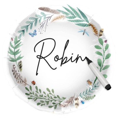 GLOBO BLANCO PERSONALIZABLE 18'