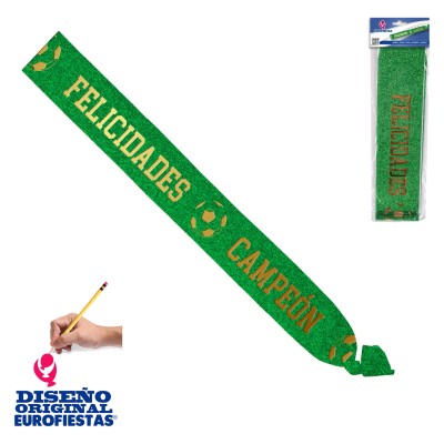 BANDA VERDE FELICIDADES CAMPEON