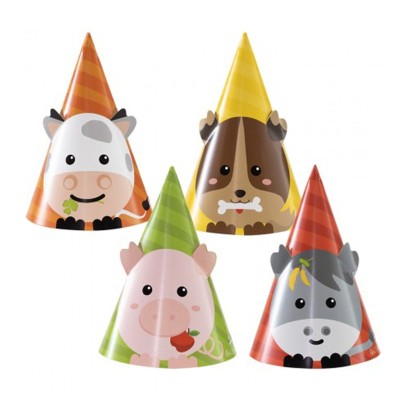 GORROS ANIMALES GRANJA 6 UND