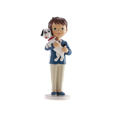 NIÑO COMUNIÓN CON PERRO 16,5CM