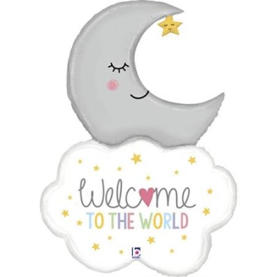 GLOBO LUNA ¨WELCOME BEBE LUNA ¨