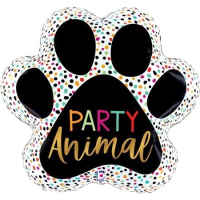 GLOBO PATA PERRITO ¨PARTY ANIMAL¨ 31'
