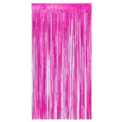 CORTINA METALIZADA FUCSIA 2 X 1 METRO