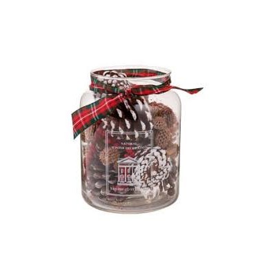 PINCONES MIX RED IN JAR