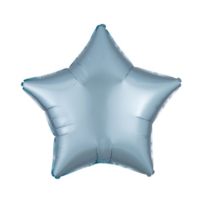 GLOBO ESTRELLA AZUL PASTEL 18'