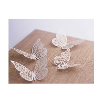 DECORACION PAPEL MARIPOSAS  MODELO2 6.5 X 4CM