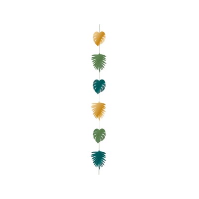 DECOR. COLG. TIRA HOJAS TROPICAL PAPEL 130M