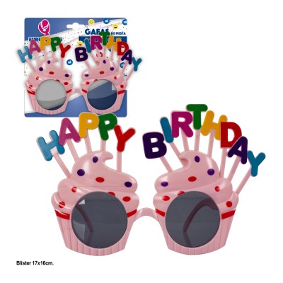 GAFAS HAPPY BIRTHDAY CUPCAKES