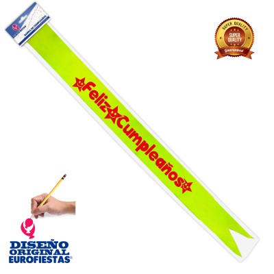 BANDA CUMPLEAÑOS AMARILLA