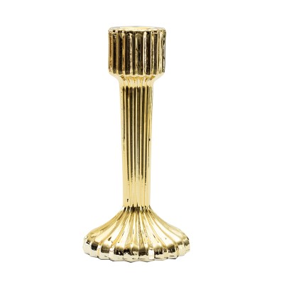 CANDELABRO CRISTAL ORO 16 CM