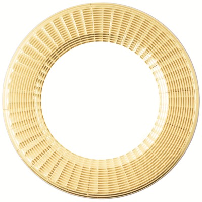 BAJOPLATOS ORO ELEGANTE 33 CM 6 UND