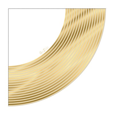 SERVILLETAS ORO ELEGANTE 33 CM 16 UND