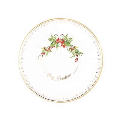 PLATO GOLD GARLAND 21 CM 8 UND
