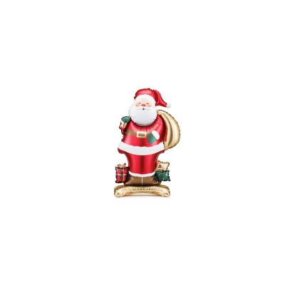 GLOBO PAPA NOEL CON BASE 84 CM