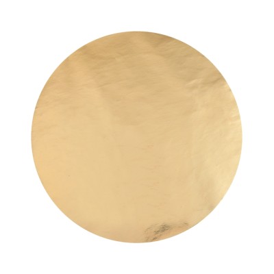 BAJOPLATO ORO METAL 34 CM 6 UND