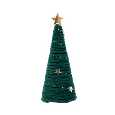 ARBOL NAVIDAD VERDE YUTE 18 CM