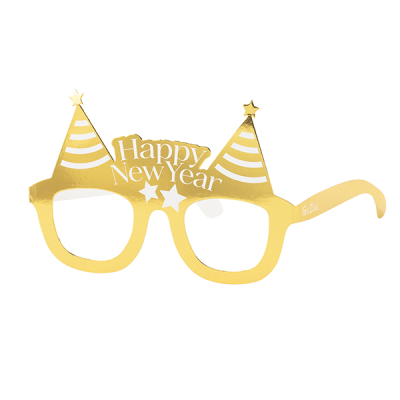 GAFAS HAPPY NEW YEAR ORO 6 UND