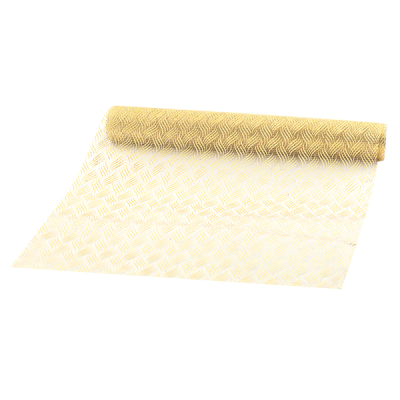 CAMINO DE MESA ORGANZA ORO 30 CM X 3 MTRS