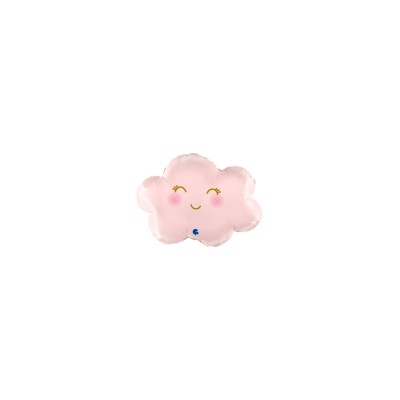 NUBE ROSA PASTEL SATINADO 61 CM