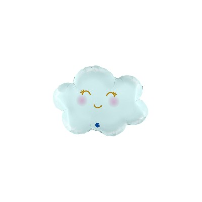NUBE AZUL PASTEL SATINADO 61 CM