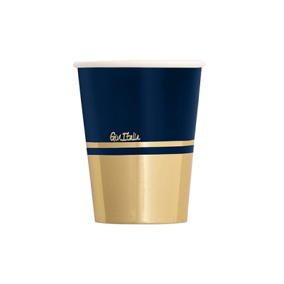 VASOS CARTON AZUL 8 UND