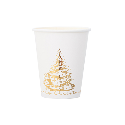 VASOS CARTON CHRISTMAS TREE  8 UND