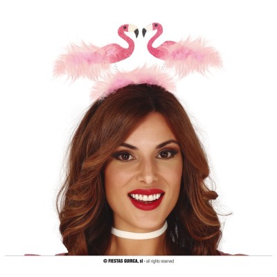 DIADEMA FLAMENCOS CON PLUMAS