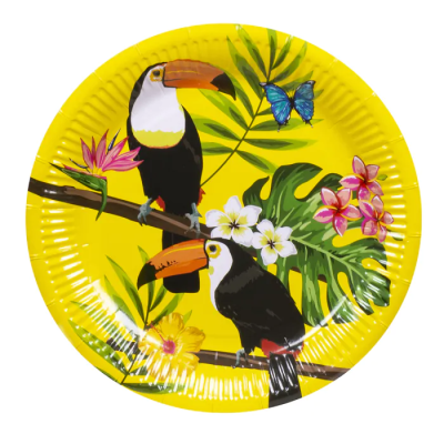 PLATOS CARTON TUCAN 10 UND 23 CM
