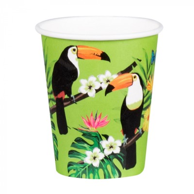 VASOS CARTON TUCAN 10 UND