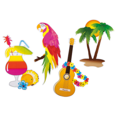 SET 4 DECOS HAWAII