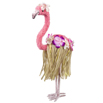 DECO FIGURA FLAMINGO 35 CM