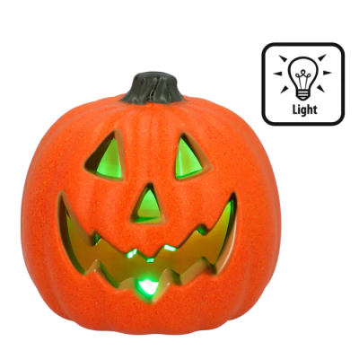 CALABAZA ILUMINADA 20 CM