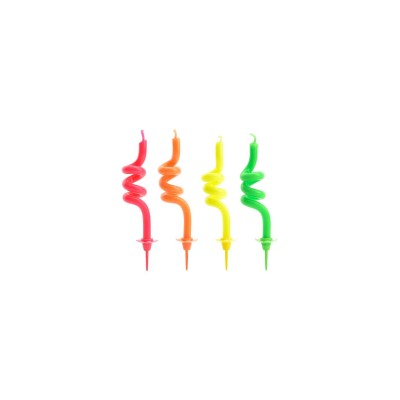 VELAS COLORES MIX ESPIRAL 4 UND