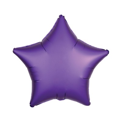 GLOBO ESTRELLA SATIN MORADO 18'