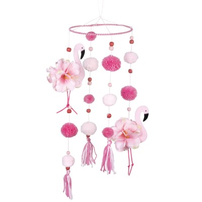 DECORACION COLGANTE FLAMENCO 60 CM