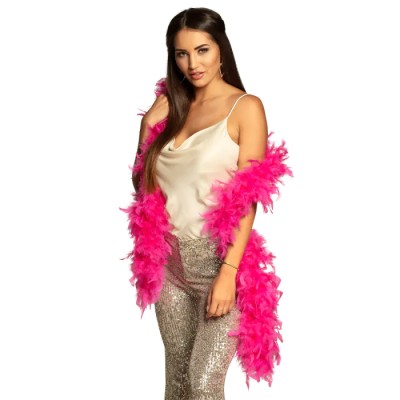 BOA DE PLUMAS FUCSIA 180 CM