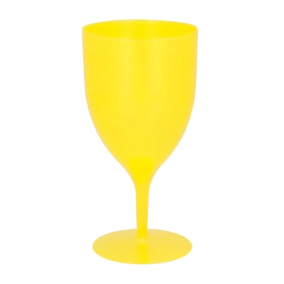 COPA PLASTICO AMARILLO 350 ML