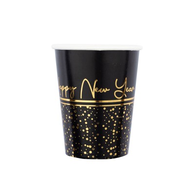VASO CARTON HAPPY NEW YEAR 8 UND