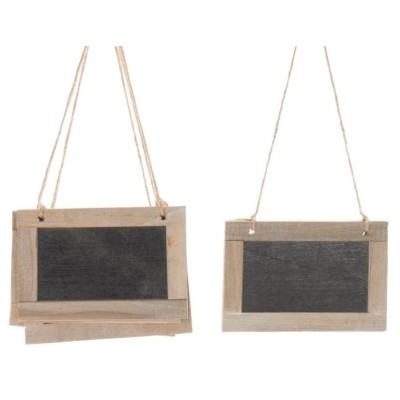 PIZARRA MADERA PEQUEÑA 15 CM 1 UND