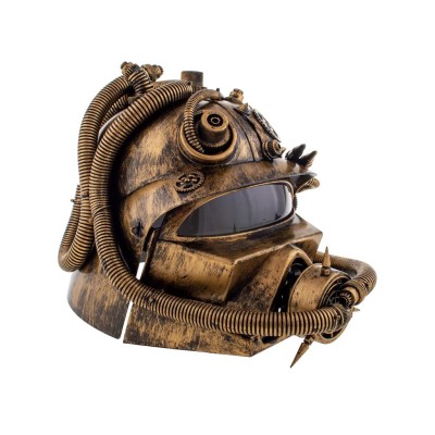 CASCO STEAMPUNK BRONCE